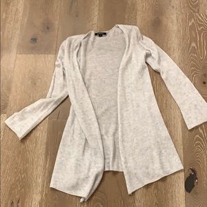 Grey cashmere cardigan